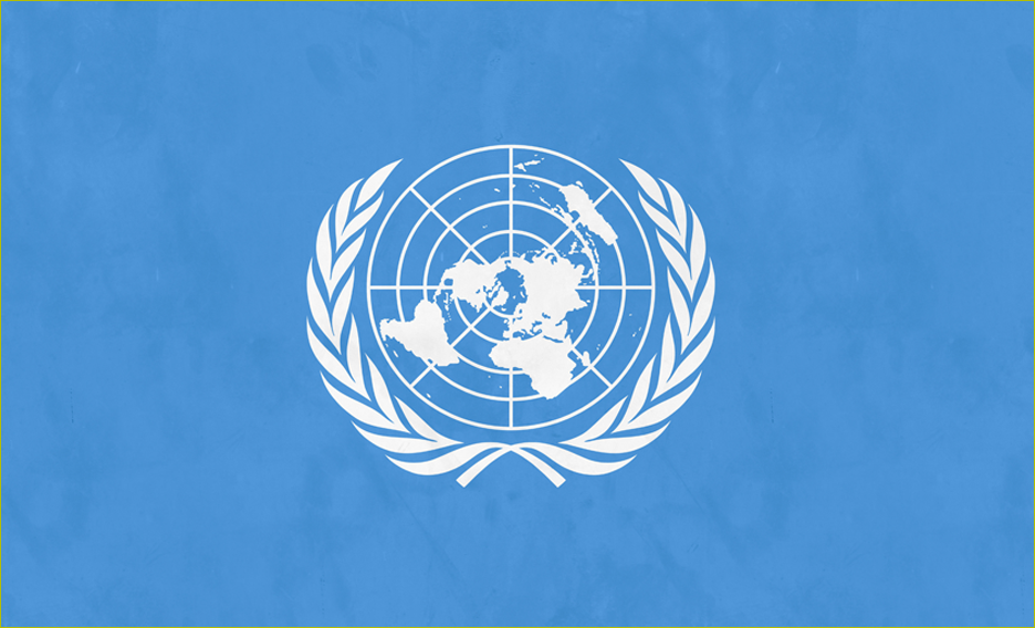 The Emblem of the United Nations.